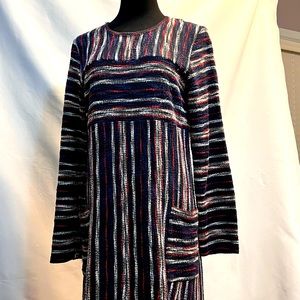 BCBG Maxazria cotton stripe dresses size M